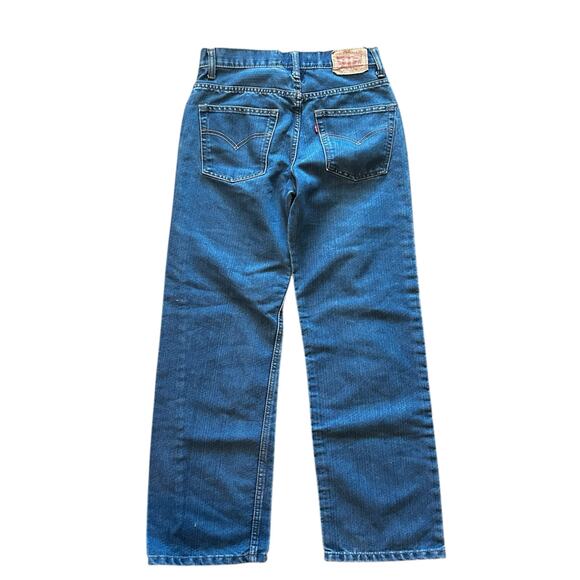 Levi’s Boys 550 Relaxed Jeans Size 14 Regular Medium Wash Denim 27x27 - Picture 4 of 4